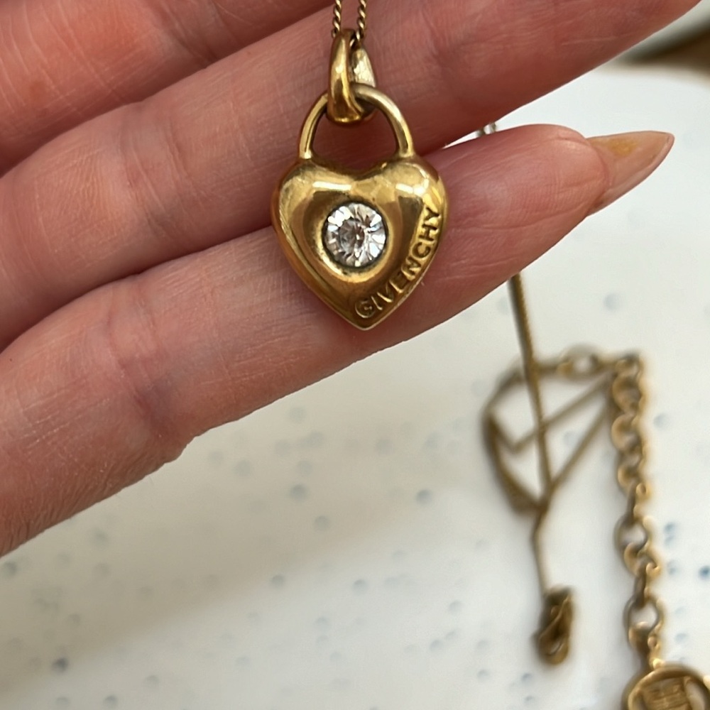 Givenchy Heart Locket Dual Sided Necklace - Picture 6 of 7